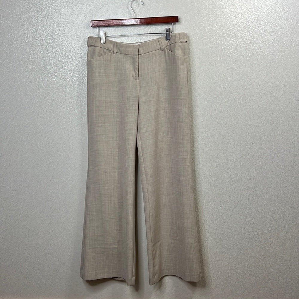 Express Tan Editor Wide Leg Trousers